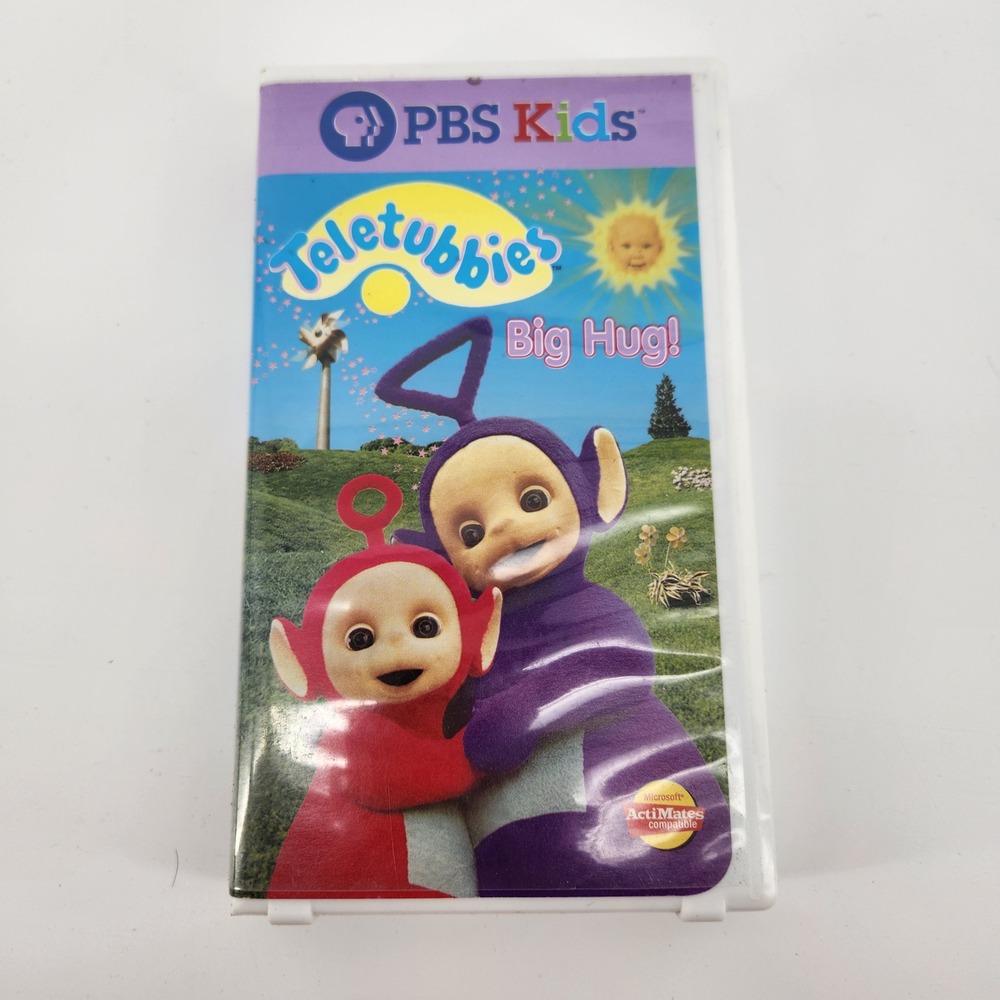 Teletubbies Big Hug! VHS 1999 PBS Kids Warner Home Video Vol 6 BB117 Clamshell